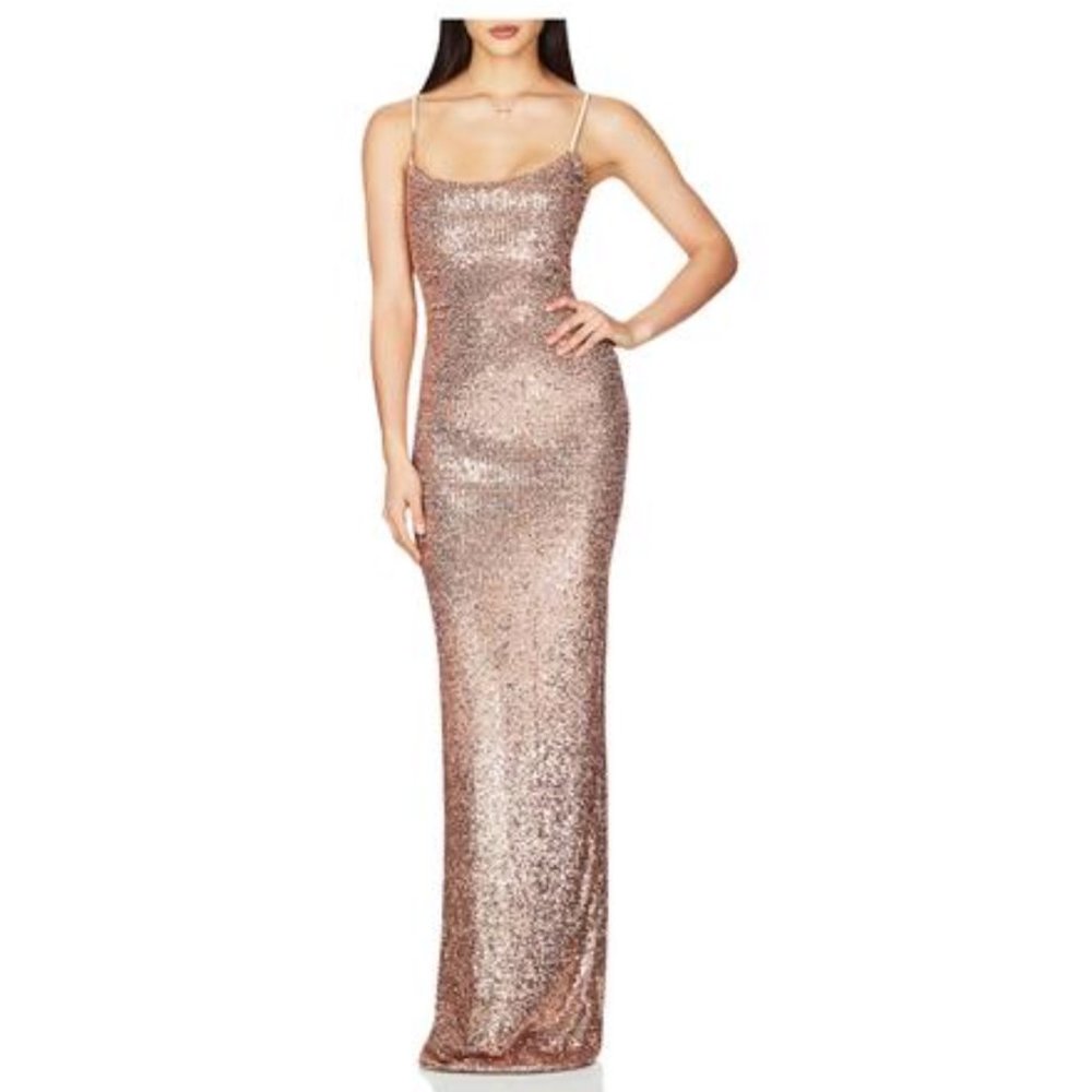 Gold Sequin Dress